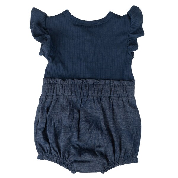 Utah State navy romper and bow headband navy